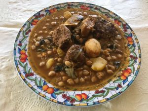 Receta potaje de bacalao. Arrocería Valencia Taberna Casa Juan.